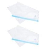 2PCS 50x35CM Vacuum Zipper Bags Vacuum Food Sealer Storage Bags with 3CM Sealing Mouth