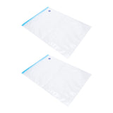 2PCS 50x35CM Vacuum Zipper Bags Vacuum Food Sealer Storage Bags with 3CM Sealing Mouth - Close-Up Angle