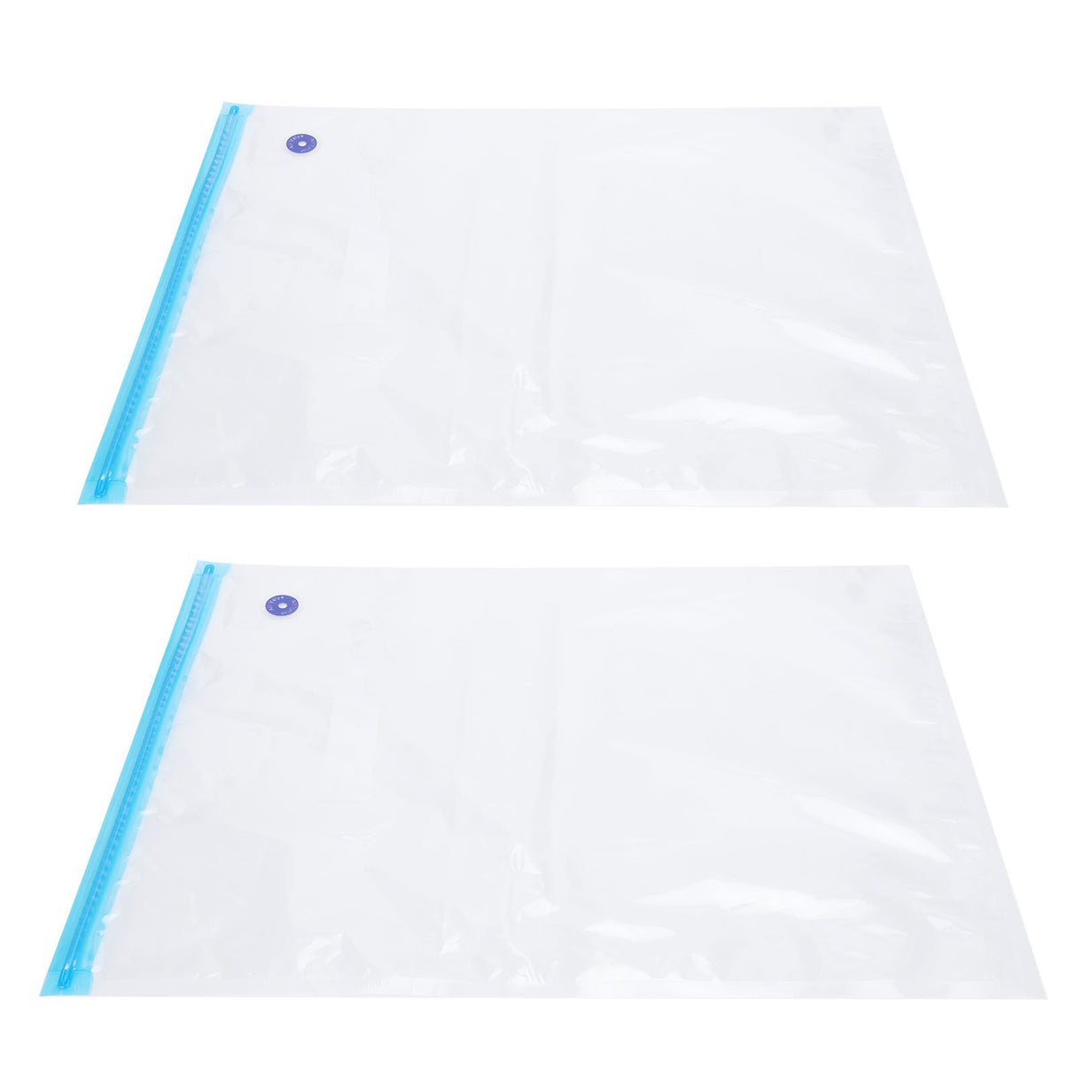 2PCS 50x35CM Vacuum Zipper Bags Vacuum Food Sealer Storage Bags with 3CM Sealing Mouth
