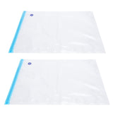 2PCS 50x35CM Vacuum Zipper Bags Vacuum Food Sealer Storage Bags with 3CM Sealing Mouth