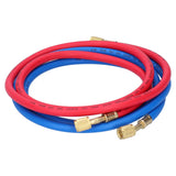 Air Conditioner Refrigerant Recharge Hose AirConditioning Refrigeration Adding Tool Accessory(Double English Standard Joint 2Pcs 1.5meters )