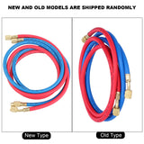 Air Conditioner Refrigerant Recharge Hose AirConditioning Refrigeration Adding Tool Accessory(Double English Standard Joint 2Pcs 1.5meters ) - Extra Image
