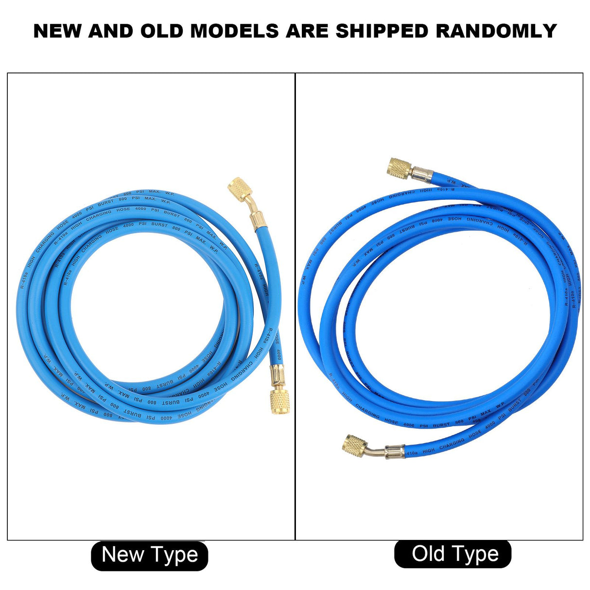 Air Conditioner Refrigerant Recharge Hose AirConditioning Refrigeration Adding Tool Accessory(Double joint standard anglais 1Pc 3 mètres )
