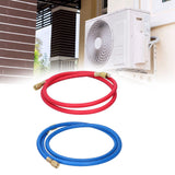 Refrigerant Charging Hose Fluoride Adding Tube Car Air Conditioning Repair Tool Car AccessoriesFor R410 2Pcs 1.5m - Extra Image