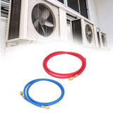 Refrigerant Charging Hose Fluoride Adding Tube Car Air Conditioning Repair Tool Car AccessoriesFor R410 2Pcs 1.5m - Extra Image