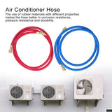 Refrigerant Charging Hose Fluoride Adding Tube Car Air Conditioning Repair Tool Car AccessoriesFor R410 2Pcs 1.5m - Extra Image