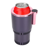 12V Car Cup Cooler Warmer Portable Car Heating Cooling Cup Holder for Home Travel UseRose Gold - Extra Image