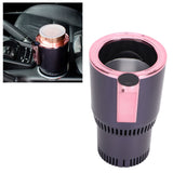 12V Car Cup Cooler Warmer Portable Car Heating Cooling Cup Holder for Home Travel UseRose Gold - Extra Image
