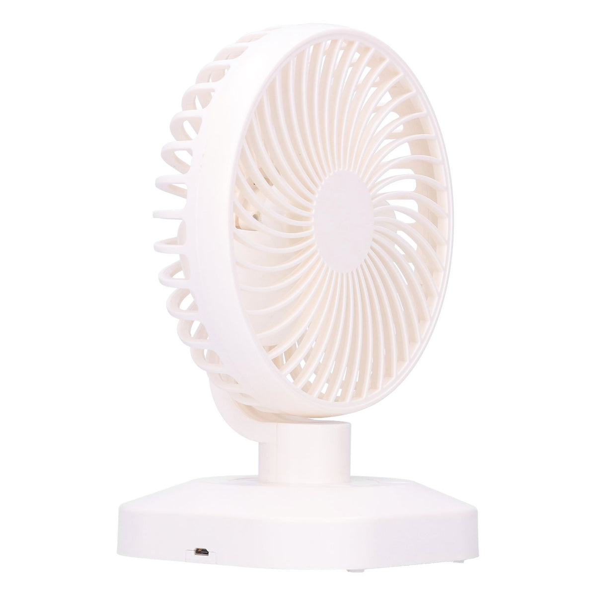 Table Fan Adjustable Portable Mini Fan 3‑Speeds Desktop Fan for Office Home USB Charging