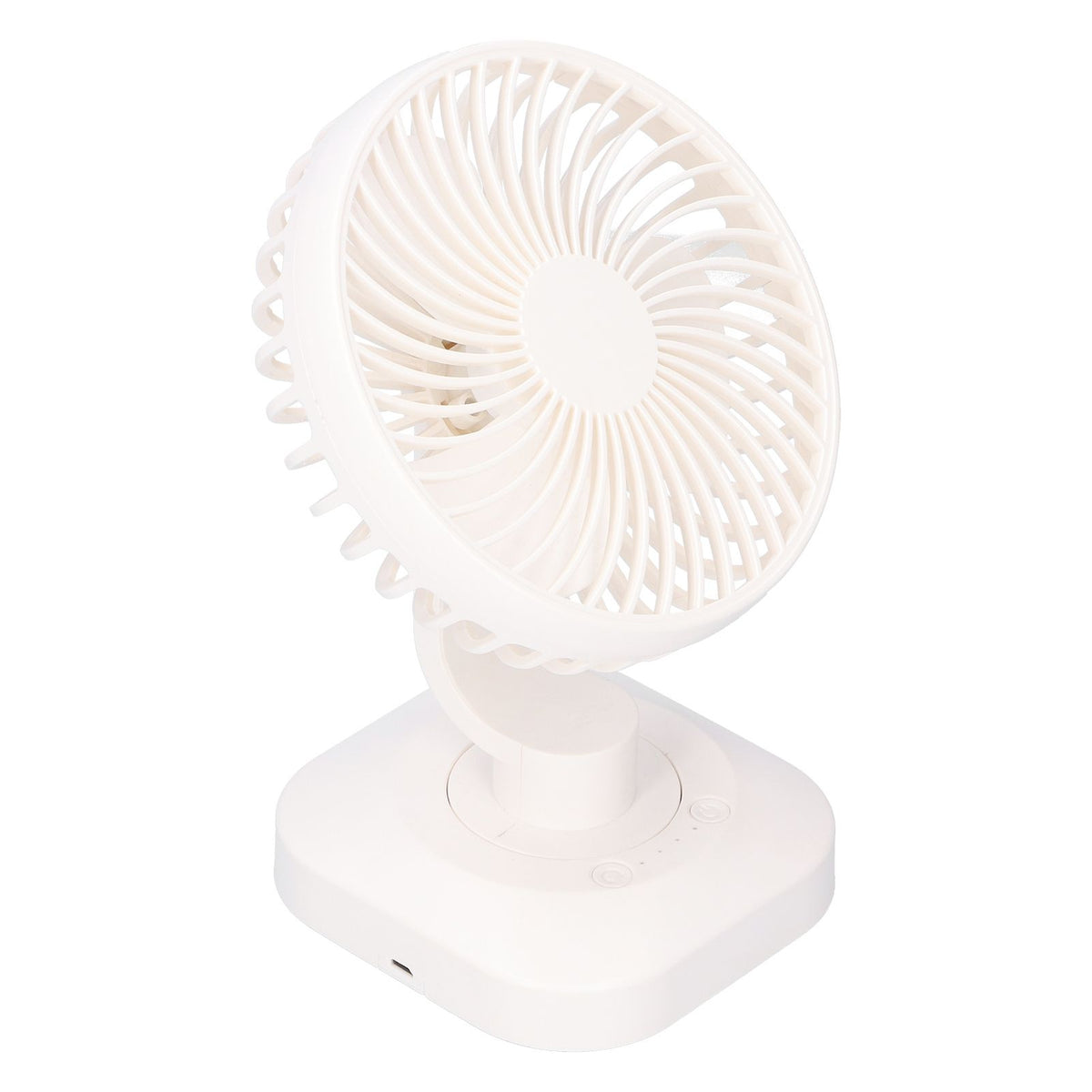 Table Fan Adjustable Portable Mini Fan 3‑Speeds Desktop Fan for Office Home USB Charging