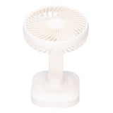 Table Fan Adjustable Portable Mini Fan 3‑Speeds Desktop Fan for Office Home USB Charging