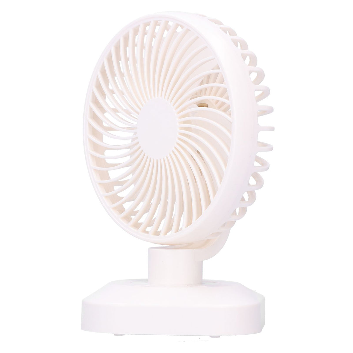 Table Fan Adjustable Portable Mini Fan 3‑Speeds Desktop Fan for Office Home USB Charging