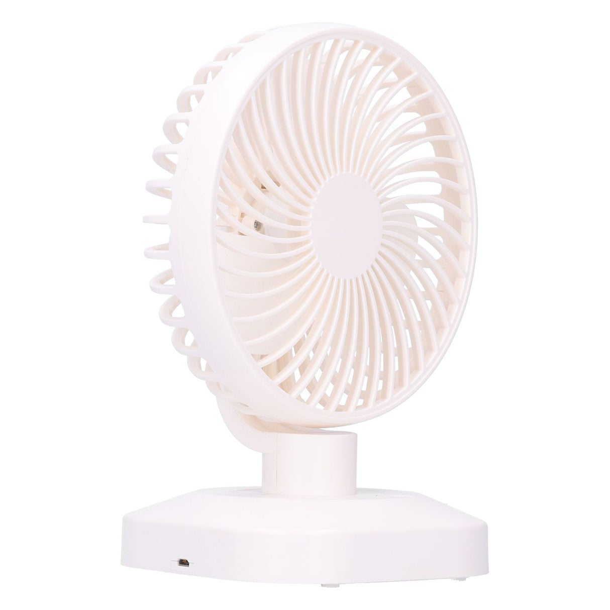 Table Fan Adjustable Portable Mini Fan 3‑Speeds Desktop Fan for Office Home USB Charging