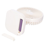 Table Fan Adjustable Portable Mini Fan 3‑Speeds Desktop Fan for Office Home USB Charging