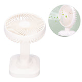 Table Fan Adjustable Portable Mini Fan 3‑Speeds Desktop Fan for Office Home USB Charging