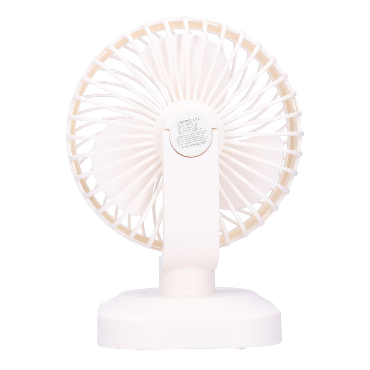 Table Fan Adjustable Portable Mini Fan 3‑Speeds Desktop Fan for Office Home USB Charging