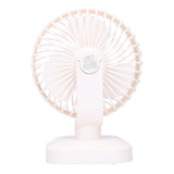 Table Fan Adjustable Portable Mini Fan 3‑Speeds Desktop Fan for Office Home USB Charging