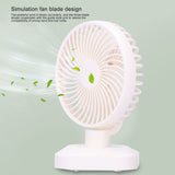 Table Fan Adjustable Portable Mini Fan 3‑Speeds Desktop Fan for Office Home USB Charging - Extra Image