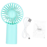 Mini Handheld Fan Desktop Portable USB Rechargeable Fan for Home Office with Aromatherapy Tablets