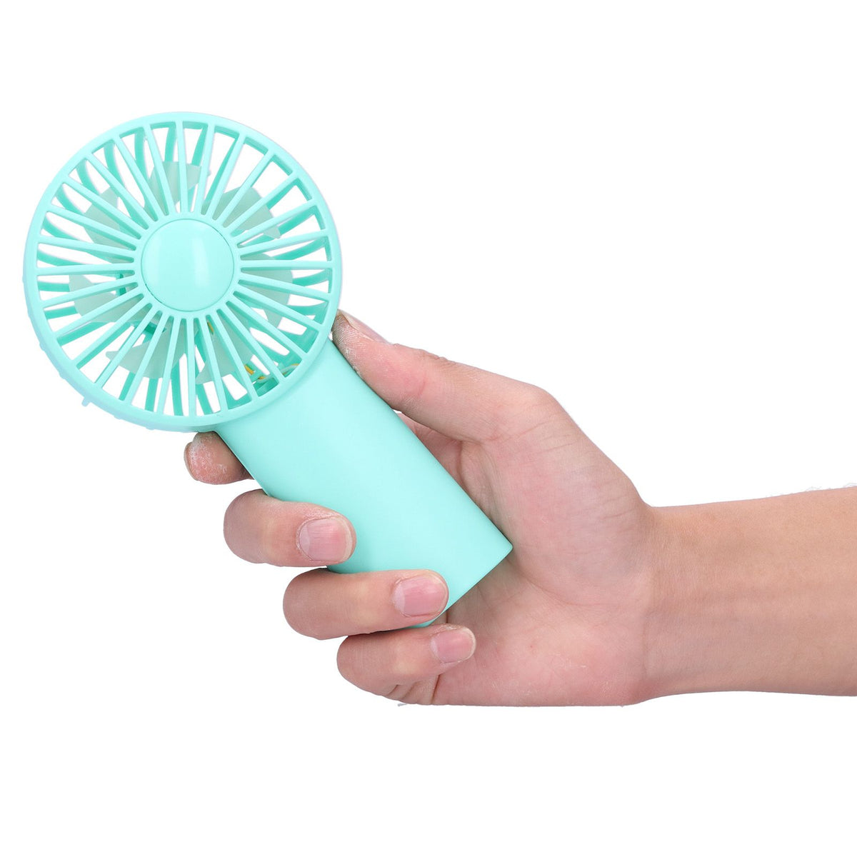 Mini Handheld Fan Desktop Portable USB Rechargeable Fan for Home Office with Aromatherapy Tablets