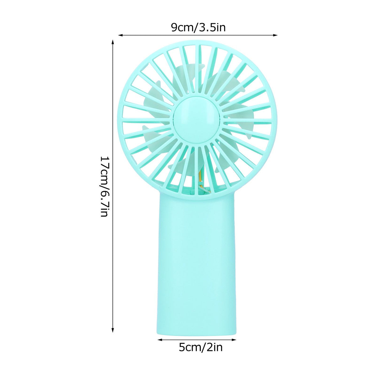 Mini Handheld Fan Desktop Portable USB Rechargeable Fan for Home Office with Aromatherapy Tablets
