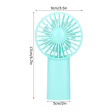 Mini Handheld Fan Desktop Portable USB Rechargeable Fan for Home Office with Aromatherapy Tablets