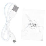 Mini Handheld Fan Desktop Portable USB Rechargeable Fan for Home Office with Aromatherapy Tablets