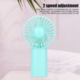 Mini Handheld Fan Desktop Portable USB Rechargeable Fan for Home Office with Aromatherapy Tablets - Extra Image