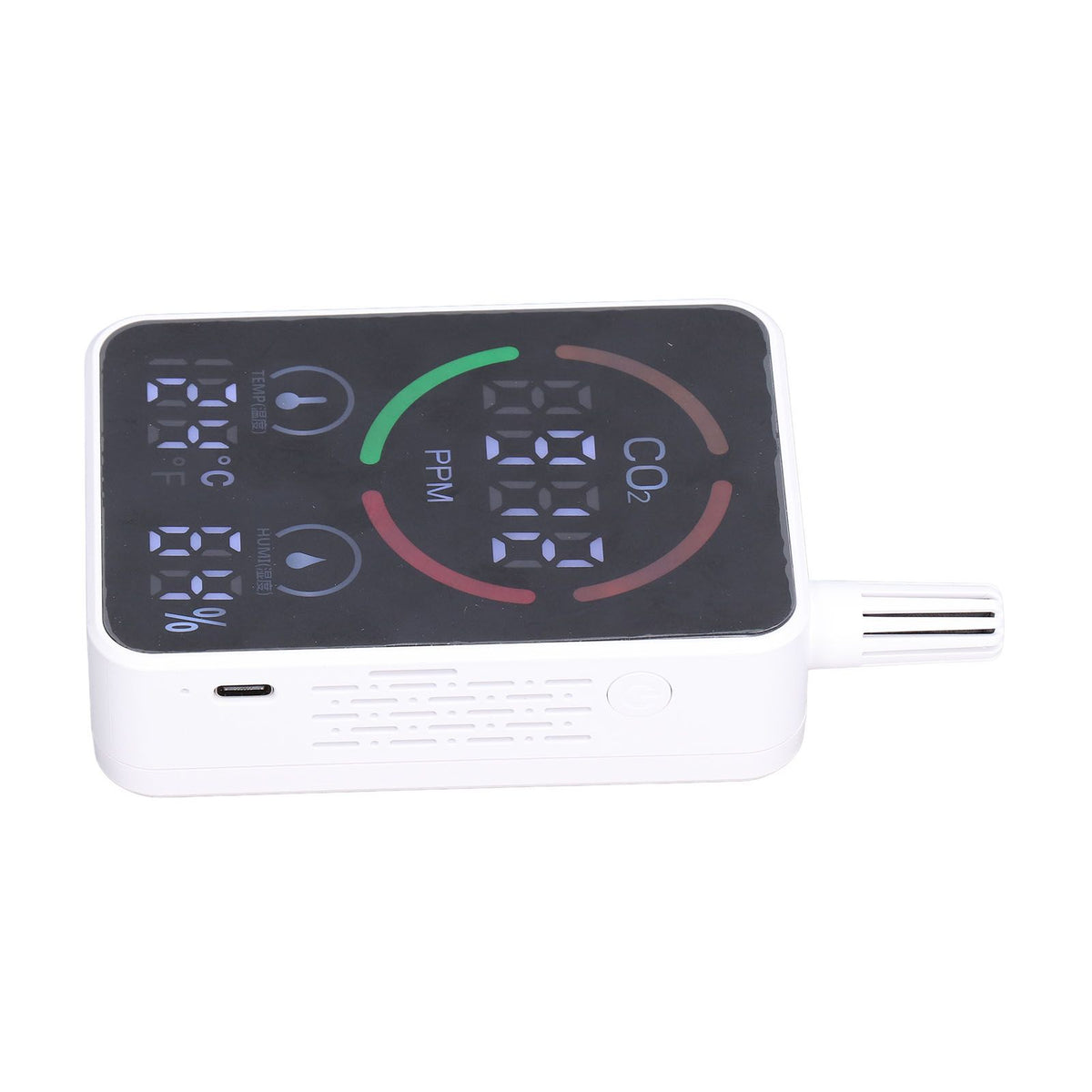 Air Quality Monitor Digital CO2 Meter Carbon Dioxide Detector Portable Temperature Humidity Tester