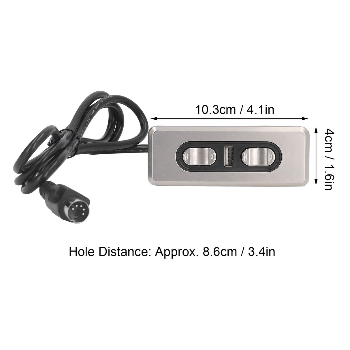 Dual Motor 12V/29V Electric Sofa Controller Recliner Lift Controller with USB Charging Port 5P Lift Chair Control Switch