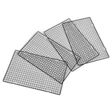 4PCS Barbecue Cooling Rack Stainless Steel Cooling Grid Tray Cake Cookies Baking Rack for Kitchen - Side View