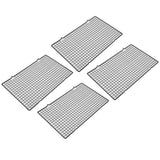 4PCS Barbecue Cooling Rack Stainless Steel Cooling Grid Tray Cake Cookies Baking Rack for Kitchen - Close-Up Angle