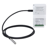 WiFi Temperature Humidity Switch Module Dual Relay Output with Temperature Probe 90‑250V for TUYA Smart App