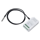 WiFi Temperature Humidity Switch Module Dual Relay Output with Temperature Probe 90‑250V for TUYA Smart App