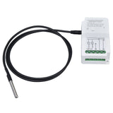 WiFi Temperature Humidity Switch Module Dual Relay Output with Temperature Probe 90‑250V for TUYA Smart App