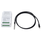 WiFi Temperature Humidity Switch Module Dual Relay Output with Temperature Probe 90‑250V for TUYA Smart App