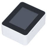 Bluetooth Carbon Dioxide Air Quality Monitor TVOC Tester 60 Day Data Storage Humidity Temperature Meter USB Power SupplyWhite - Close-Up Angle