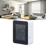 Bluetooth Carbon Dioxide Air Quality Monitor TVOC Tester 60 Day Data Storage Humidity Temperature Meter USB Power SupplyWhite - Extra Image