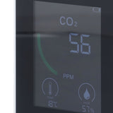 Bluetooth Carbon Dioxide Air Quality Monitor TVOC Tester 60 Day Data Storage Humidity Temperature Meter USB Power SupplyWhite