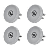 4PCS 40mm Dishwasher Wheel Replacement PP Dishwasher Lower Rack Wheel for AEG Favorit