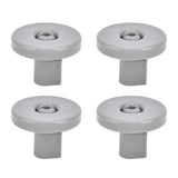 4PCS 40mm Dishwasher Wheel Replacement PP Dishwasher Lower Rack Wheel for AEG Favorit - 45-Degree Angle