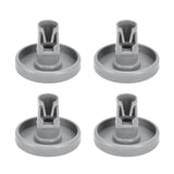 4PCS 40mm Dishwasher Wheel Replacement PP Dishwasher Lower Rack Wheel for AEG Favorit
