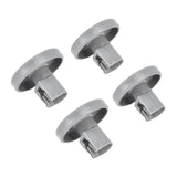 4PCS 40mm Dishwasher Wheel Replacement PP Dishwasher Lower Rack Wheel for AEG Favorit - Close-Up Angle
