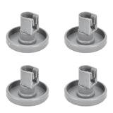 4PCS 40mm Dishwasher Wheel Replacement PP Dishwasher Lower Rack Wheel for AEG Favorit - Low Angle