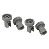4pcs Dishwasher Lower Rack Wheel Dishwasher Wheel Replacement Part for AEG Favorit for Privileg for Zanussi - Front View