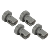 4pcs Dishwasher Lower Rack Wheel Dishwasher Wheel Replacement Part for AEG Favorit for Privileg for Zanussi - Close-Up Angle