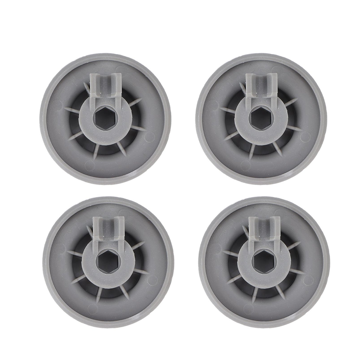 4pcs Dishwasher Rack Roller Replacement Part Dishwasher Basket Wheel for Bosch 420198 AP2802428 165314