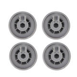 4pcs Dishwasher Rack Roller Replacement Part Dishwasher Basket Wheel for Bosch 420198 AP2802428 165314 - 45-Degree Angle