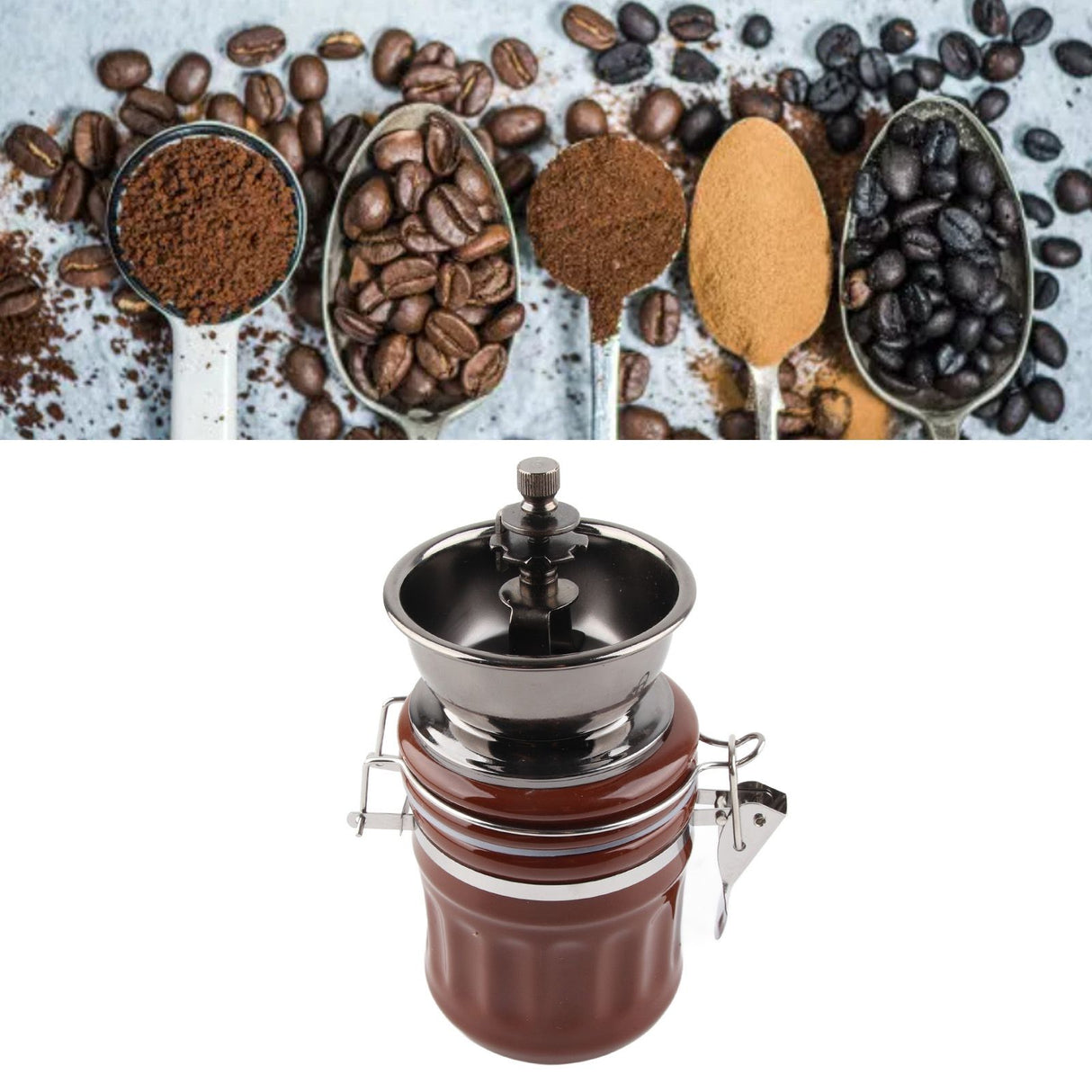 Manual Coffee Grinder European Style Multifunctional Ceramic Coffee Mill for Coffee Lovers