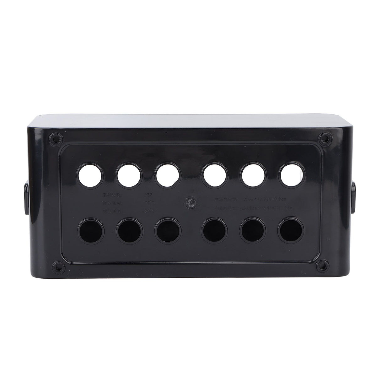 Power Socket Storage Box Safe Dustproof Socket Wire Organizer Plastic Box for Home MediumBlack